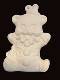 Alberta Birthday Or Clown Bear Ornament Collectible A-372 - Birth Bear 3 5/8"" High