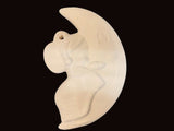 Alberta Mice Mouse Ornament Collectible A-126 - Mouse Sleeping on Moon 3 5/8"" High