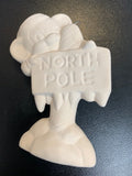 Alberta Mice Mouse Ornament Collectible A-248- Mouse North Pole 3 5/8"" High