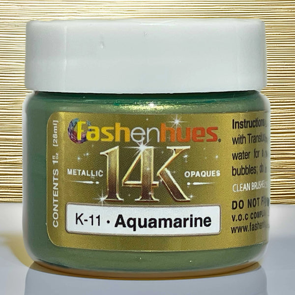 Fashenhues K-401 Aquamarine 14K Metallic Stain (1 oz.)