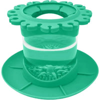 Paint Brush Cleaner, Silicone Brushes Holder and Painting Cups, Round Detachable