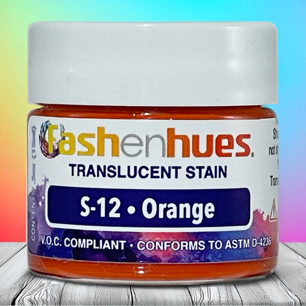 Fashenhues S-12 Orange Translucent Stain (0.5 oz.)