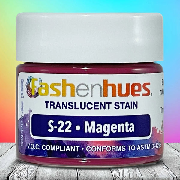 Fashenhues S-22 Magenta Translucent Stain (0.5 oz.)