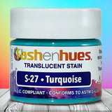 Fashenhues S-27B Turquoise Translucent Stain (0.5 oz.)