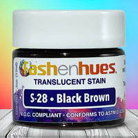 Fashenhues S-28 Black Brown Translucent Stain (0.5 oz.)