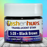 Fashenhues S-28 Black Brown Translucent Stain (0.5 oz.)