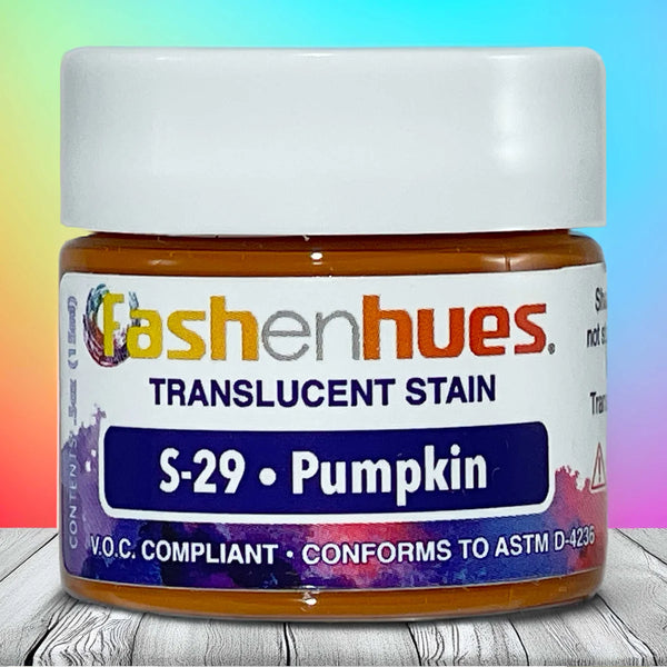 Fashenhues S-29A Pumpkin Translucent Stain (0.5 oz.)