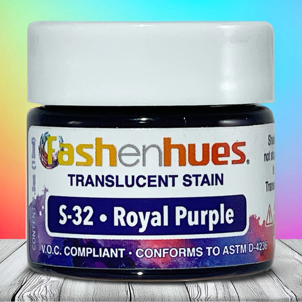 Fashenhues S-32A Royal Purple Translucent Stain (0.5 oz.)