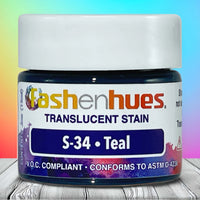 Fashenhues S-34 Teal Translucent Stain (0.5 oz.)