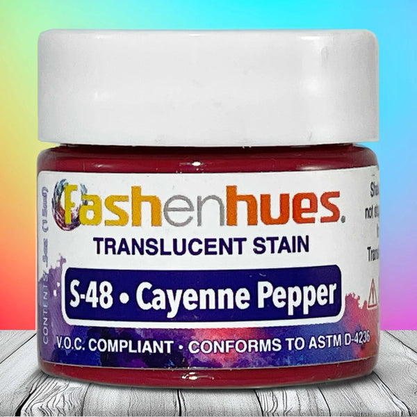 Fashenhues S-48 Cayenne Pepper Translucent Stain (0.5 oz.)