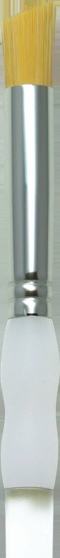Soft-Grip Golden Taklon Deerfoot Brush-1/2 Width - View #2