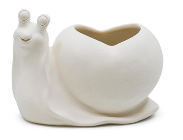 snail planter pot Heart Snail Planter – River Craft Ceramics
