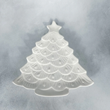 Vintage Christmas Tree Plate