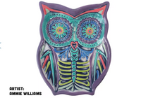 Day of the Dead Owl Dish