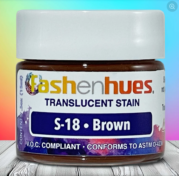 Fashenhues S-182 Brown Translucent Stain (2 oz.)