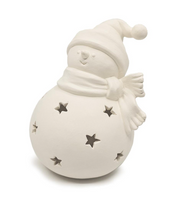 Pudgy Snowman Lantern