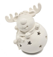 Pudgy Reindeer Lantern