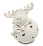 Pudgy Reindeer Lantern