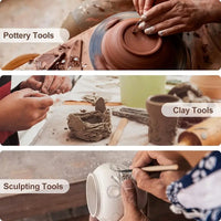 11pcs/Set Art Hobby DIY clay tools Cold porcelain polymer clays molds sculpting Tools for Modeling Tools ceramics & pottery