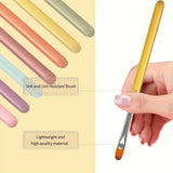 7 Pc Colorful Oval Brush Set