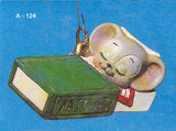 Alberta Mice Mouse Ornament Collectible A-124 - Mouse in Matchbox 3 5/8"" High