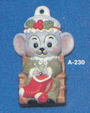 Alberta Mice Mouse Ornament Collectible A-230 - Grandma Mouse 3 5/8"" High