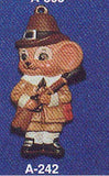 Alberta Mice Mouse Ornament Collectible A-242 - Pilgrim Mouse 3 5/8"" High