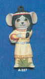 Alberta Mice Mouse Ornament Collectible A-327 - Indian GIRLMouse 3 5/8"" High