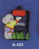 Alberta Mice Mouse Ornament Collectible A-453 - Mouse Letter to Santa 3 5/8"" High