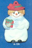 Alberta Snow Lady Ornament Collectible A-135 - Winter Wonderland 3 5/8"" High