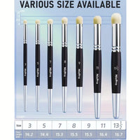 7 Sizes Nicpro Dry Brush Miniature Painting, Professional Drybrush Set with Storage Case