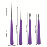 4pcs Diamond Tipped Reamer, Hole Enlarger Tools