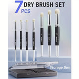 7 Sizes Nicpro Dry Brush Miniature Painting, Professional Drybrush Set with Storage Case