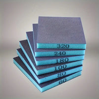 6pcs Sanding Sponges Washable And Reusable Double-Sided Sanding Blocks 60-320 Grits Wet Dry Sandpaper