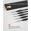 5pcs Nicpro Professional Detail Paint Brushes - Ultra-Fine Tip
