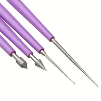 4pcs Diamond Tipped Reamer, Hole Enlarger Tools