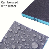 6pcs Sanding Sponges Washable And Reusable Double-Sided Sanding Blocks 60-320 Grits Wet Dry Sandpaper