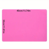 Nonstick Silicone Craft Sheet Art Mat  For Painting And Doodling - Non-Slip, Easy Clean Surface - Pink or Blue