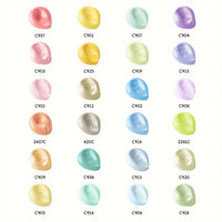 Fantastory Pastel Acrylic Paint Kit of 24 Colors PLUS 12 Free Brushes