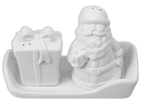 Santa With Present Salt and Pepper Set