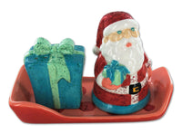 Santa With Present Salt and Pepper Set