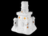Paint Your Own Lighted Sand Castle - Ceramic Bisque, Unpainted Beach Decor