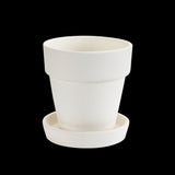 Flower Pot with Saucer - Small