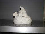 Large Snowman Candy Dish