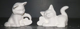 Set of 2 Kittens Kitty Cats with Hearts
