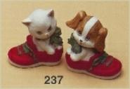 Dog & Cat in Shoe