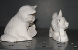 Set of 2 Kittens Kitty Cats with Hearts