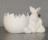 Bunny Rabbit Vase with Egg