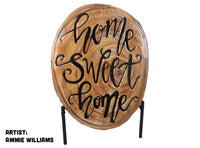 Discontinued Home Sweet Home Stump Plaque