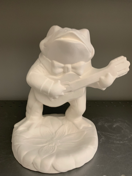 Frog Playing Banjo Ring Holder or Soap Dish